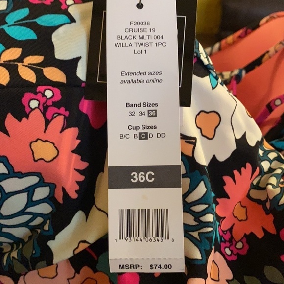 SUNDAZED Printed Willa Twist One Piece Swimsuit - Picture 8 of 9